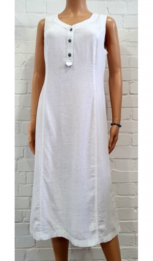 Signature Sleeveless Linen Mix Dress